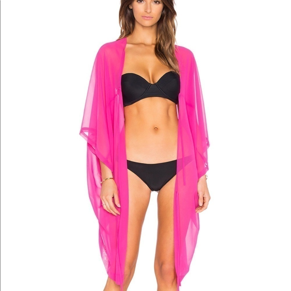 Agent Provocateur rosana swim coverup pink OS